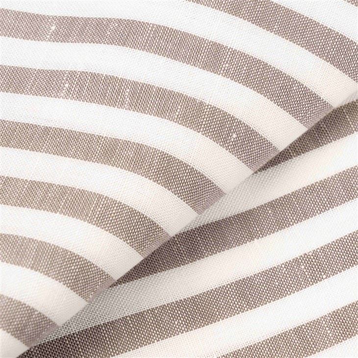 Light Taupe Striped Linen Jersey Fabric best